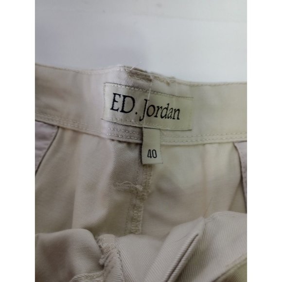 ED Jordan Men's Size 40 Cargo Shorts Beige Tan Color NWT - Picture 4 of 6